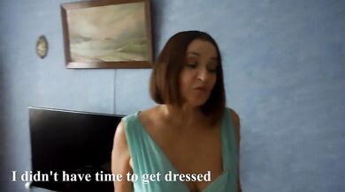 Stepmom catches stepson looking at her panties and he fucks her