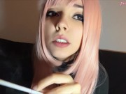 Cute Egirl Smoking slim cigarette (full vid on my 0nlyfans/ManyVids)