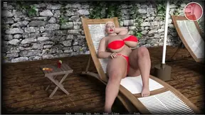 Game Guy Fucks Hot MILF and Big-Tit Girlfriend at The Beach