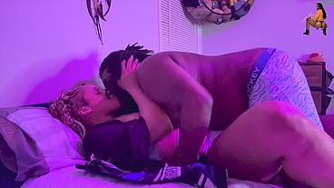 Ebony Nude Dry Humping with Smokey