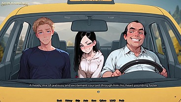 Slut Wife Teasing Her Hard Nipples To The Taxi Driver - Our Quiet Temptation (part 02) Developed By Sinful Valley Adventures - 3D Porn Game