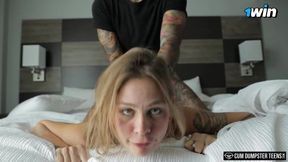 HER CLIMAX IS AMAZING - Crazy Blonde Has Eye Rolling Orgasms