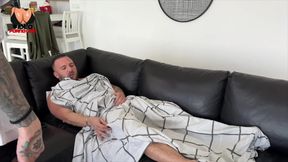 The Nurse Comes to Eat His Cock to Get Fucked!