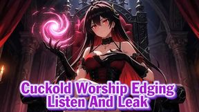 Cuckold Worship Edging – Listen And Leak | Goddess Hiyori
