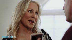 ADULTMOBILE - Sexy Blonde Spreads Her Legs And Takes A Deep Pounding She&rsquo_ll Never Forget