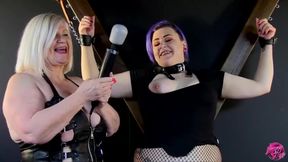 chubby lezdom bondage and vibrator