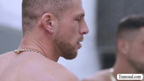 Slut Ts Lets Stepbrother-in-law Bareback Her Wet Ass