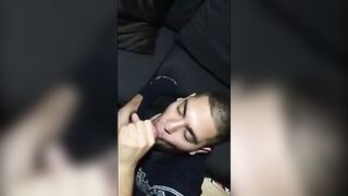 Homemade video: Hot and horny Latina Boca takes on Pinto Na Boca in a wild homemade blowjob and deepthroat action