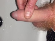 Playing with my little soft dick