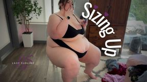 Gaining SSBBW Smoking and Clothes Try On