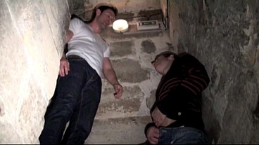 straight fucked guy in discret basement
