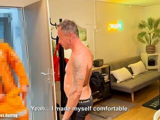 Sexy Str8 Twink Food Delivery Get's Paid to Get Sucked for the 1st Time by Jonas