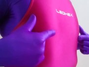 Mary playing Zentai and Leohex