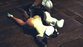 din djarin having fun with 2 haydee robots - starwars the mandalorian - haydee crossover parody