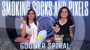 “Smoking Socks And Pixels Gooner Spiral” [SMOKING + PIXELS]