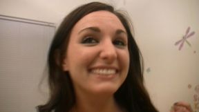 jenny welch seducing older man in her yellow pantyhose