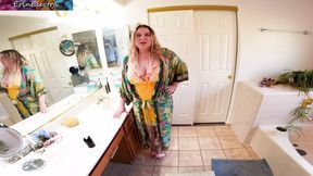 Hot blonde wife fucked by contractor in sexy lingerie