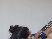 White Wolf OFC - Boquete garganta profunda com White Moon de oculos (angulo lateral)