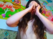 Emo Freestyle Naked Songbird Slut PinkMoonLust Tries to Sing Original Song & Is Interrupted Roommate