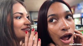 Gizelle Blanco and Ameena Green go wild