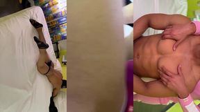 mi coach del gym se deja hacer sesion de fotos desnudo a cambio de dinero