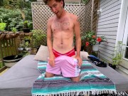 after workout jerkoff