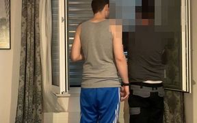 Straight Blind Fitter Was Seduced and Gets a BJ & Fucks a Man for the First Time