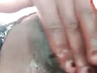 Fingering my shaggy vagina in the parking lot at work.