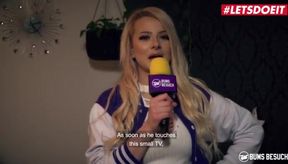Sandy's Wild Encounter: German Amateur Beauty Gets Intense Action!