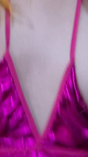 Young Blonde Trans Girl Milking and Punishing her Tits with Bbc Dildo and Whip   Clip 1