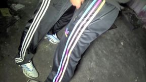Twink fucked by straight arab curious outdoor at night