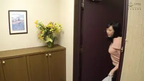 Hot Asian MILF mom gets lucky with horny hubby's friend
