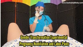 Gender Transformation Experimental Pregnancy Humiliation and Labor Pains - Evil Doctor - Medical Play - Labor and Delivery - Pregnant - Birthing - Body Swap