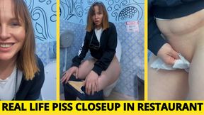 REAL LIFE RESTAURANT TOILET PISS