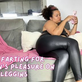 BBW Farting for Stepson&#039;s Pleasure on Leggins