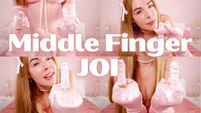 Bratty Princess Middle Finger JOI