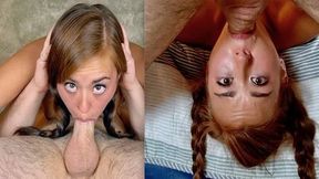Face Fucking POV - She Begs for It Rough