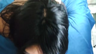 First time having double penetration and a squirt