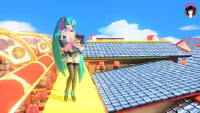 Hatsune Miku - Cute Dance (Boobs Physics) (3D HENTAI)