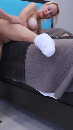Sneaky Sock Wearing Sitter Got Caught - Pornventures in Babysitting E16 - MILF Stella