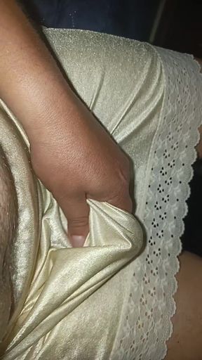 I masturbate with my petticoats watching a friend as he penetrates his wife with petticoats