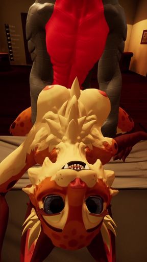 Furry VR adult game couples session