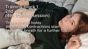 Breath Holding Training. Block1 Vid2