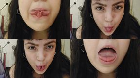Different movements that I do with my tongue