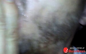 Throbbin pounds my hole raw, breeds me deep