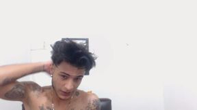 Tattooed Latino Gets His Haircut