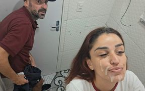 Fucked in a Bar Bathroom by a Stranger Without a Condom!