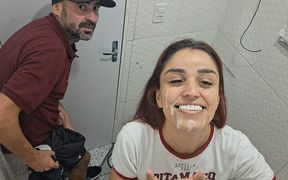 Fucked in a Bar Bathroom by a Stranger Without a Condom!