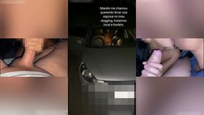 dogging do poderoso em sao paulo – marido leva esposa novinha para o dotado comer dentro do carro na rua(completo)