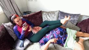 Jennifer Neck Squeeze In Horse Riding Pants